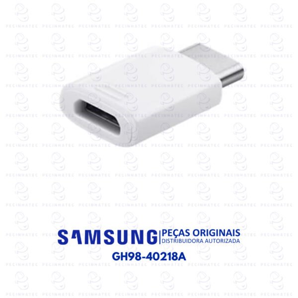 Adaptador Original Samsung USB Tipo-C para Micro USB – GH98-40218A - Imagem 2