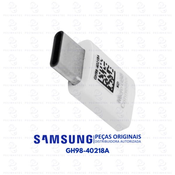 Adaptador Original Samsung USB Tipo-C para Micro USB – GH98-40218A - Imagem 3