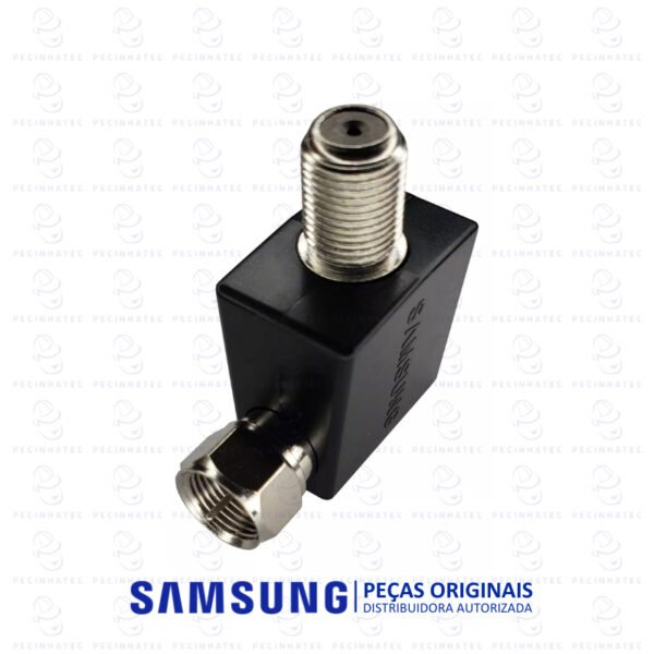 Adaptador Antena Coaxial Smart TV Original Samsung 90° – AA59‑00416C - Imagem 3