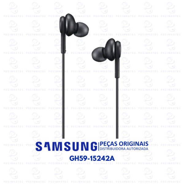 Fone de Ouvido AKG USB-C Preto Original Samsung – GH59-15242A - Imagem 3