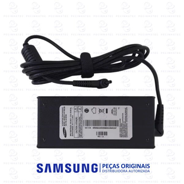 Fonte Externa Notebook 19V (Cabo Inteiro/Entrada Fina) – SAMSUNG – BA44-00296A - Imagem 3