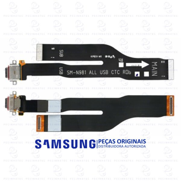 Porta De Carregamento Flex Samsung Note 20 SM-N981 Original Samsung Samsung – GH59-15304A - Imagem 3